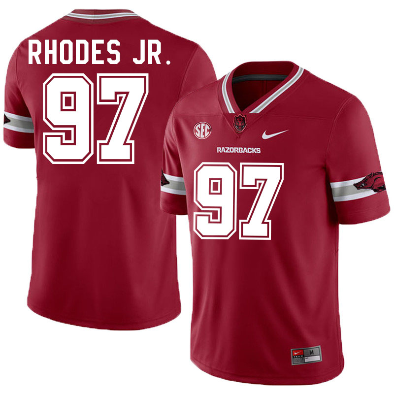 #97 Quincy Rhodes Jr. Arkansas Jersey,Arkansas Razorbacks College Football Jerseys Stitched-Alternat  #97 Quincy Rhodes Jr. Arkansas Jersey,Arkansas Razorbacks College Football Jerseys Stitched-Alternat